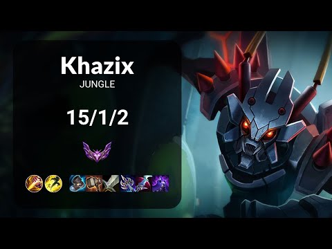 Kha'Zix vs Hecarim JUNGLE - KR MASTER Patch 14.20
