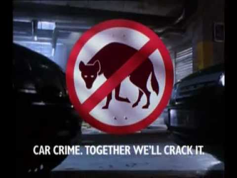 Hyenas anti-car crime commercial.