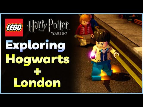 Exploring LEGO Hub Worlds | HOGWARTS & LONDON (LEGO Harry Potter: Years 5-7)