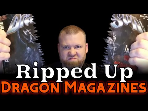 Ripping Up Dragon Magazines to Make Binders with Articles Grouped by Topic