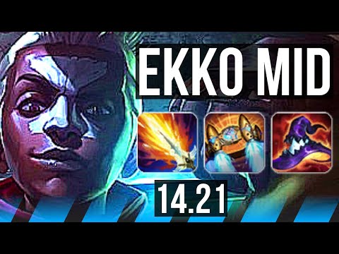 EKKO vs HEIMERDINGER (MID) | Legendary | KR Challenger | 14.21