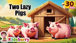 Two Lazy Pigs + Three Little Pigs and More Nursery Rhymes & Baby Songs - Kidsberry