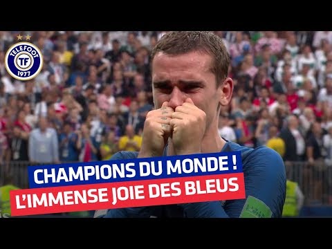 Coupe du monde : la joie des Bleus après la victoire