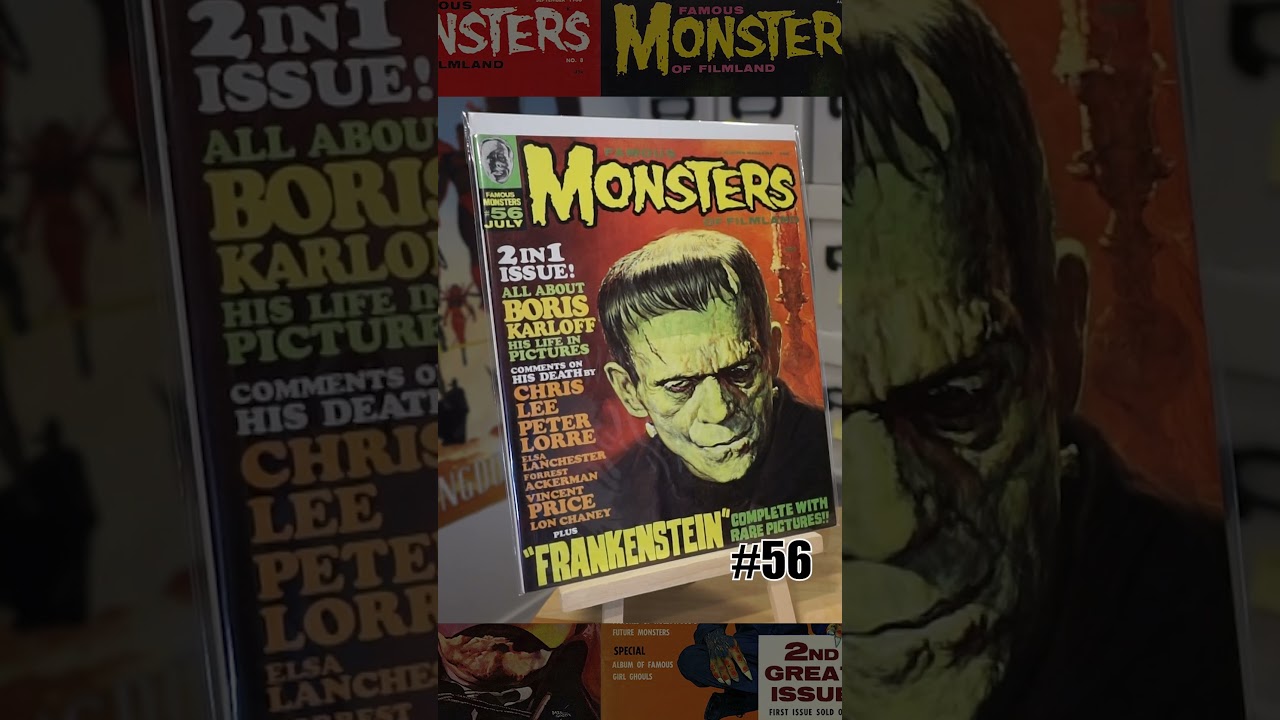 Famous Monsters Key Issues! #frankenstein