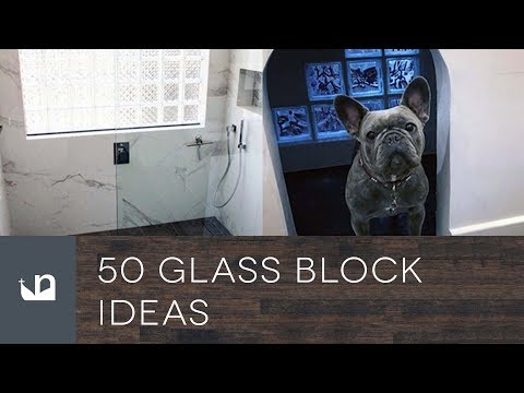 50 glass block ideas