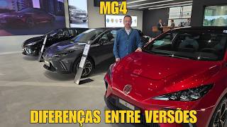 MG4 - Diferenças entre as versões Comfort, Luxury 