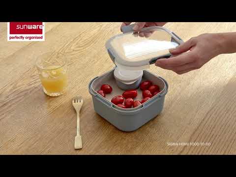 Dia 12 - Sigma Home Food to go lunchbox groen donkergroen (video)
