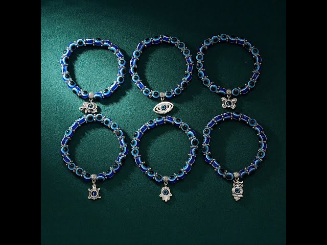 Vídeo relacionado con cotigo Pulsera Hilo Destino con Simbolos de acero inoxidable, amuletos de proteccion y suerte, Amuletos contra el mal de ojo - Pulsera Mujer/Pulsera Hombre (ESTRELLA DE DAVID ROJA)