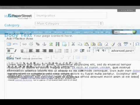 Adding New Practice Area Pages in Total Control