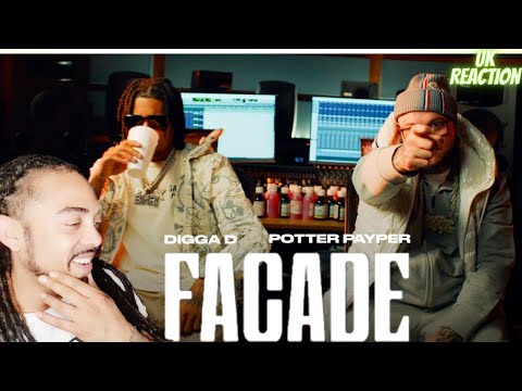 Digga D ft. @PotterPayperTV - Facade [UK REACTION]