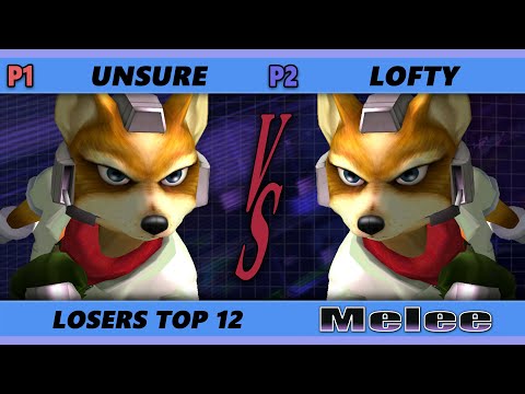 Your House Top 12 - Unsure (Fox) Vs. Lofty (Fox) SSBM Melee Tournament