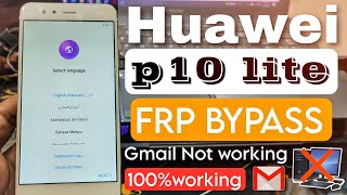 New! Huawei P10 Lite FRP Bypass Without PC  huawei was tl10 frp bypass  google account remove