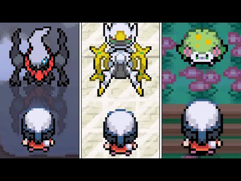 [4K] Pokémon Platinum - All Event Pokémon Encounters (In-Game Events)