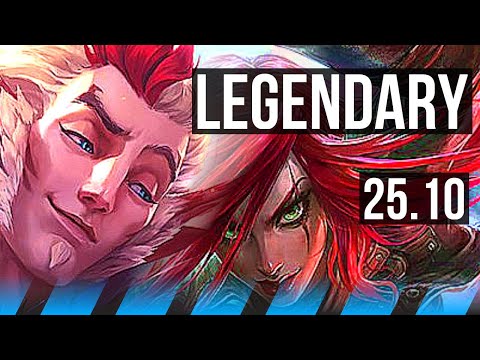 RAKAN vs KATARINA (MID) | Legendary | EUW Master | 25.10