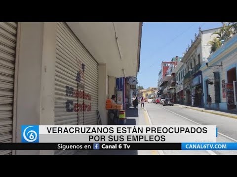 Veracruzanos están preocupados por sus empleados