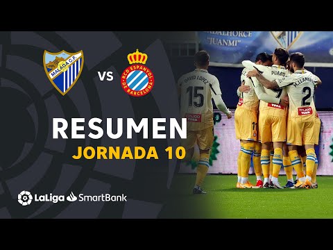 Resumen de Málaga CF vs RCD Espanyol (0-3)
