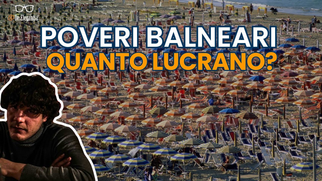 Quanto GUADAGNANO i POVERI BALNEARI? Appare evidente che a loro serva un sussidio subito!