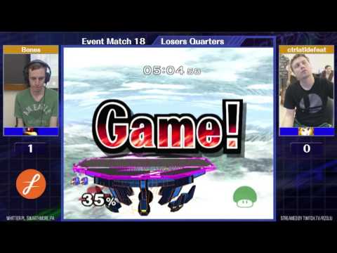 Event Match 18: Bones (Falco) vs ctrlaltdefeat (Peach) - Losers Quarters