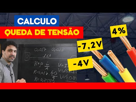 QUEDA DE TENSÃO! COMO CALCULAR A QUEDA DE TENSÃO COMPLETO!