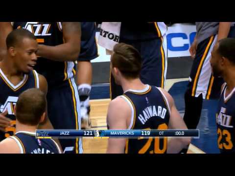 Gordon Hayward's game-winning buzzer beater in OT vs Dallas Mavericks!