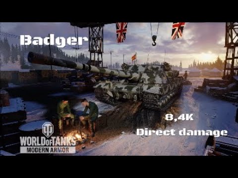 Badger in Pilsen:8,4K direct damage:Wot console - World of Tanks console