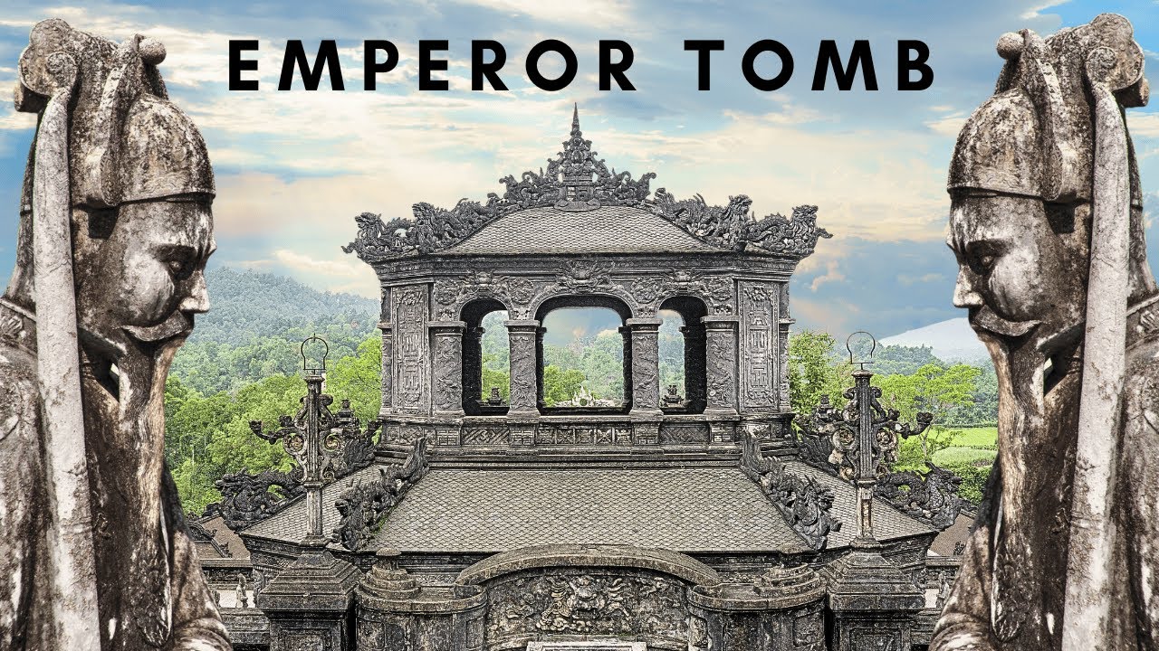 Embark on a captivating walking tour of Khai Dinh Mausoleum.