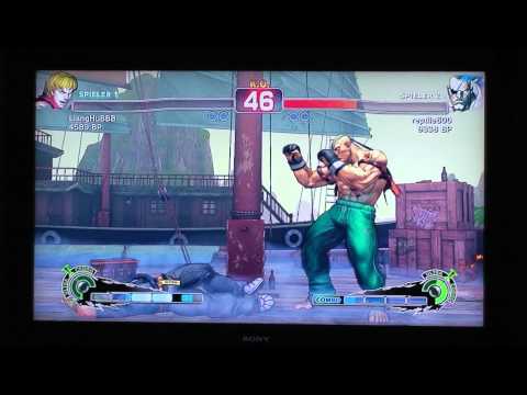 LiangHuBBB (Ken) vs reptile600 (Sagat) SSF 4 Ranked Match