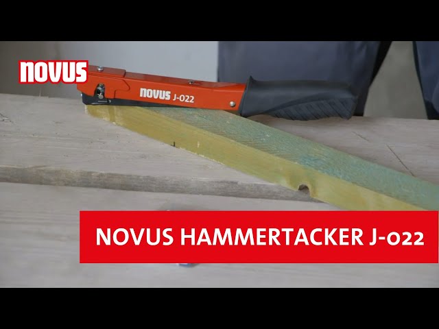 Vidéo teaser pour Novus Hammertacker J-022 I www.novus-fastening.com
