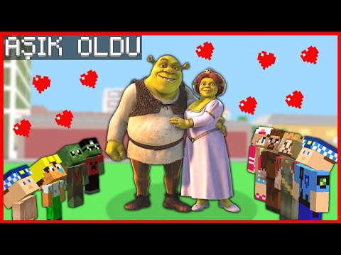 SHREK AŞIK OLDU VE EVLENİYOR! 😱 - Minecraft