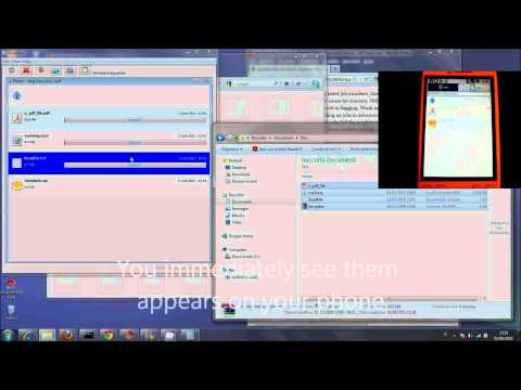 PushDoc Android - drag and drop