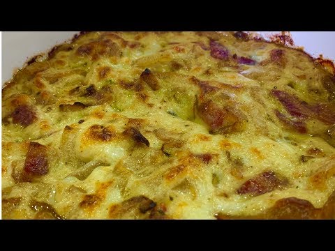 Caramelized Onion Dip With Bacon And Gruyere Cheese