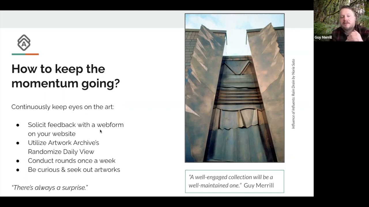 WEBINAR: Art of Collection Management: Maintenance Best Practices to Protect and Preserve Your Art