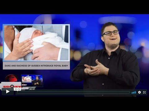 Duke and Duchess of Sussex introduce royal baby (ASL - 5.8.19)