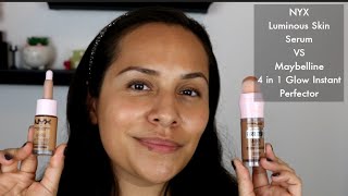 Maybelline Instant Age Rewind 4 in 1 Glow 🥊VS🥊 NYX Bare With