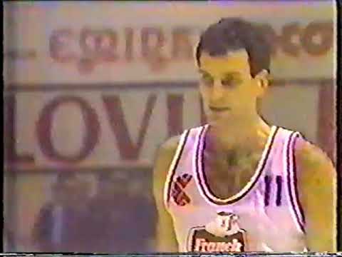 Liga yugoslava 84/85 Cibona-Estrella Roja (mala calidad de imagen)