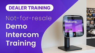 Not-for-resale Demo Intercom Training