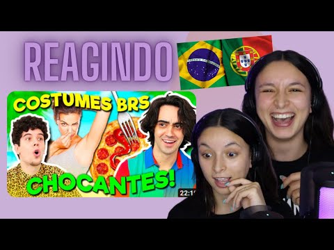 PORTUGUESA REAGINDO AOS COSTUMES BRASILEIROS MAIS CHOCANTES !