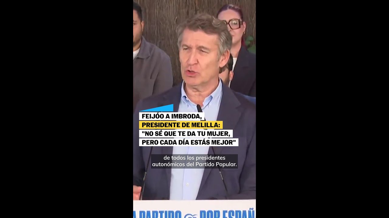 Feijóo a Imbroda, presidente del Melilla: 