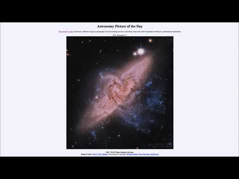 2021 November 17 - NGC 3314: When Galaxies Overlap