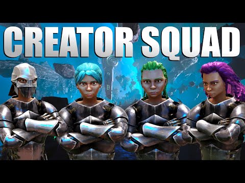 HOW 4 CONTENT CREATORS CLAIMED THE MOST OP CAVE! - ARK PVP - ARK Survival Evolved