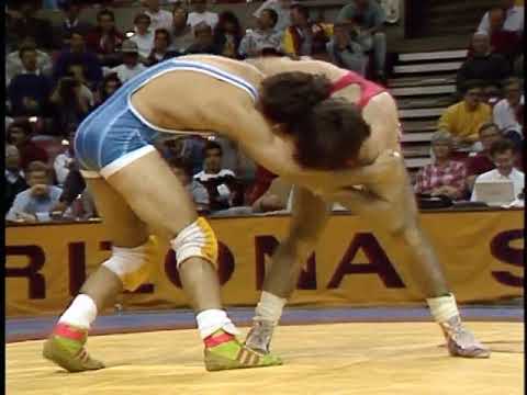 48 KG - Tim Vanni (USA) vs Gnel Medshlumyan (URS) - 1988 Fiesta Bowl Takedown