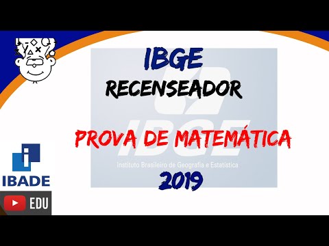 #IBGE2019 :: Recenseador :: Prova de Matemática - Concurso IBGE