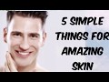 5 simple things everone can do for clear skin. #glowingskin #clearskin #doityourself #5min #skincare