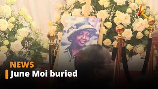 The send-off service for June  Moi, daughter of the late president Daniel Arap Moi.