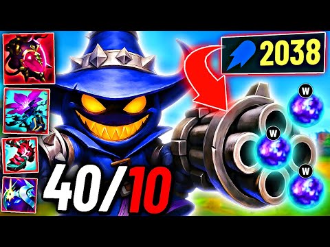 VEIGAR ... aber ich staple 50 MINUTEN lang (40 Kills, 2000+ AP)