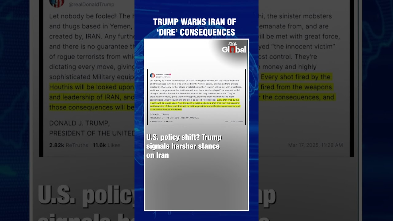 Trump Threatens Iran With 