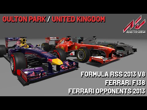 Formula RSS 2013 V8 VS Ferrari F138 VS Ferrari Opponents 2013 Comparison [Assetto Corsa]