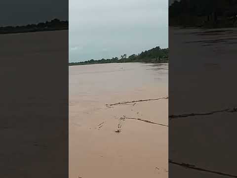 asi se encuentra el Rio bermejo PUERTO LA VALLE #chaco #salta #folklore #bermejo