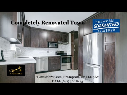 5 Guildford Crescent, Brampton, ON L6S 3K2 Roger Townsend (647) 360 6433