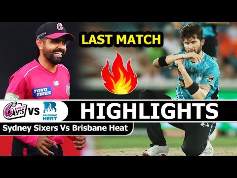 Sydney Sixers Vs Brisbane Heat BBL 40th Match Highlights 2026 | SS VS BH Big Bash League